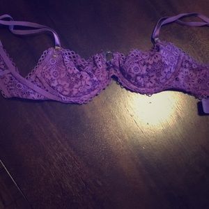 Purple bra